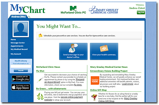 solution health mychart